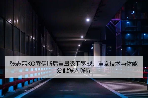 张志磊KO乔伊斯后重量级卫冕战：重拳技术与体能分配深入解析